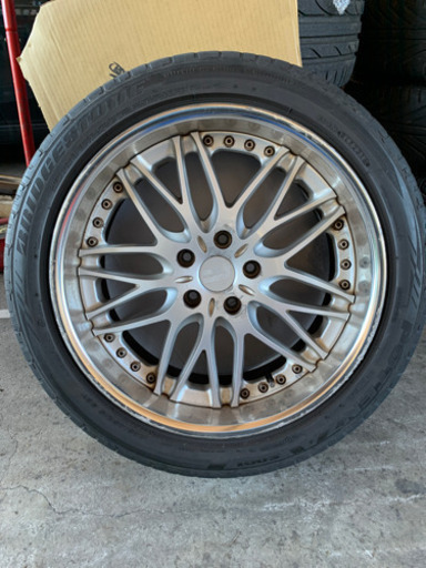 B M W740i E65用アルミ　タイヤセット