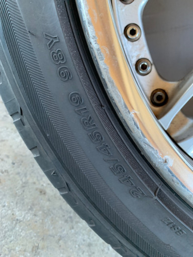B M W740i E65用アルミ　タイヤセット