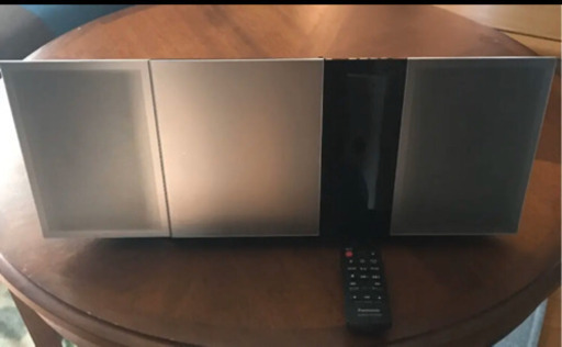 パナソニック コンパクトステレオシステム SC-HC39   シルバー