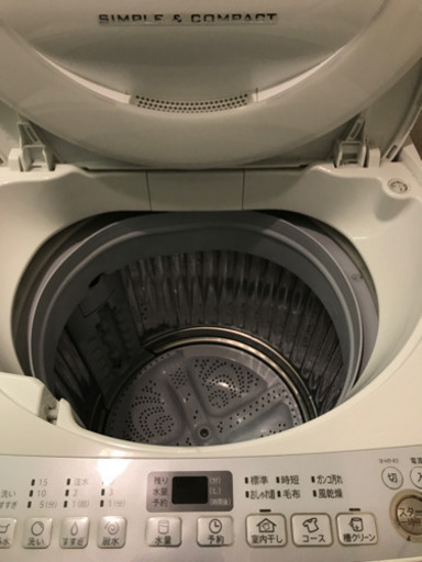 洗濯機 ★中古美品★SHARP 7kg  ES-T709