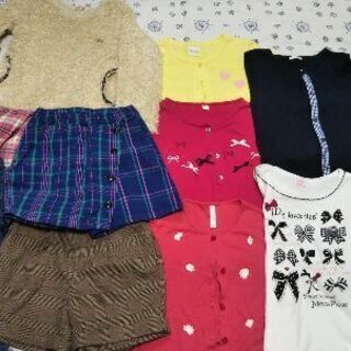 無料★130～150cm女の子服 ★郵送は有料