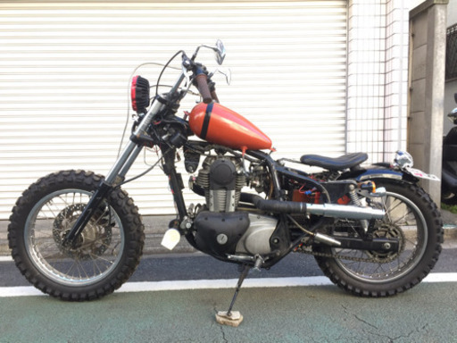 エストレア250 オールドルックなダートトラックスタイルカスタムSR400 グラストラッカー  アメリカン