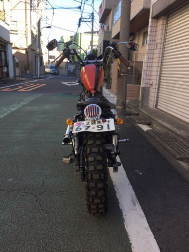 エストレア250 オールドルックなダートトラックスタイルカスタムSR400 グラストラッカー  アメリカン