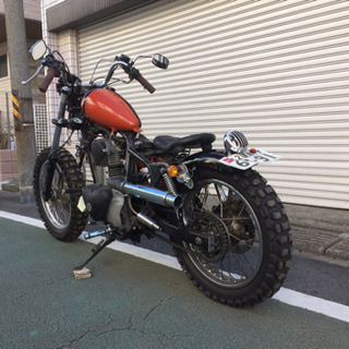 エストレア250 オールドルックなダートトラックスタイルカスタムSR400 グラストラッカー  アメリカンの画像