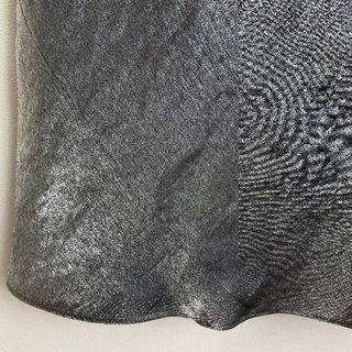 値下げ　パーティードレス　シルバーの画像