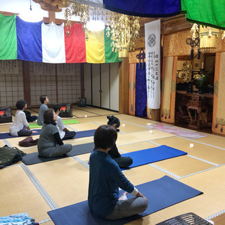 お寺ヨガ in 龍谷寺（湖西市）の画像