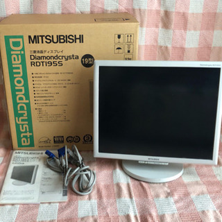 液晶ディスプレイ/モニター/19型/MITSUBISHI