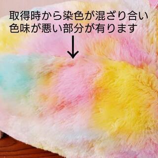 ウーパーちゃん HAPPYカラー BIGぬいぐるみ レインボー ウーパールーパー の画像