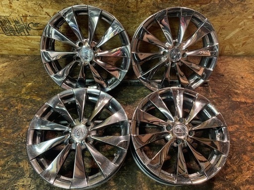 RAYS BL-10 GENOMA 19in 9J +38 PCD114.3 クローム 4本set