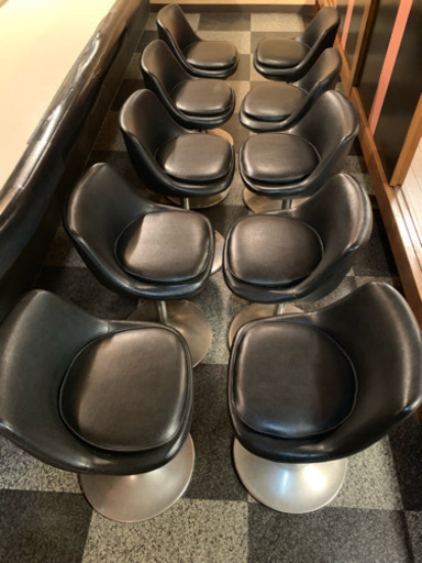 スナック椅子 カウンター椅子 10脚 + 2〜3脚 中古品  お得価格