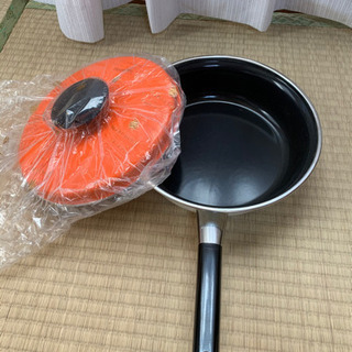 未使用‼️ ホーロー　片手鍋🌀