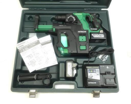 [N0131i] 未使用 日立工機 18V 26mm コードレスロータリハンマドリル DH18DBDL 2LYPK 集じんシステム付 電動工具 大工道具