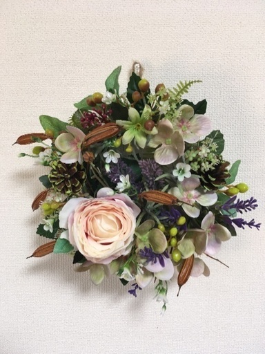 お花のリース直径23cm