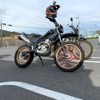 オフ車　林道　ツーリング