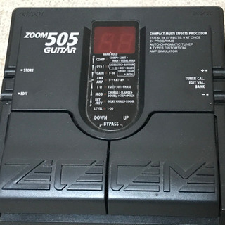 【ZOOM 505 GUITAR 本体・AC ADAPTOR エフェクター】の画像