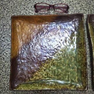 和柄　大皿　28cm×28cm×8ミリの画像