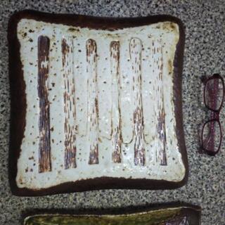 和柄　大皿　28cm×28cm×8ミリの画像