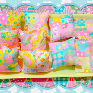 はじめてさんのpinks生地でkawaiiピンクッション作り【ワークショップ】の画像