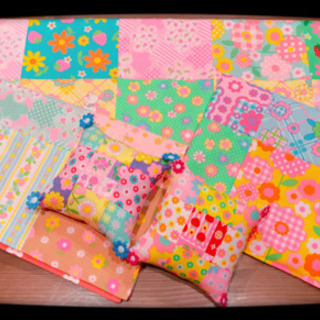 はじめてさんのpinks生地でkawaiiピンクッション作り【ワークショップ】の画像