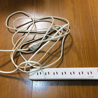電源タップ 7個口 5m 【引き取り先決定しました】