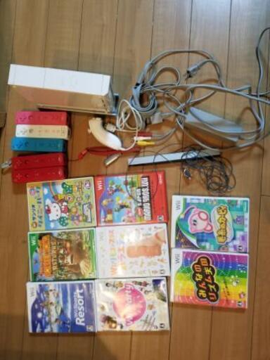 Wii本体一式　ゲームソフト
