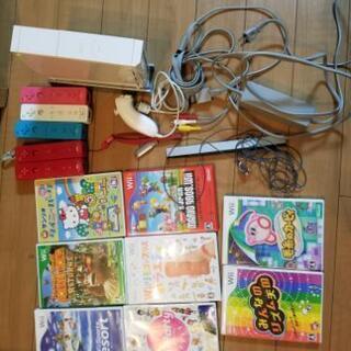 Wii本体一式　ゲームソフト