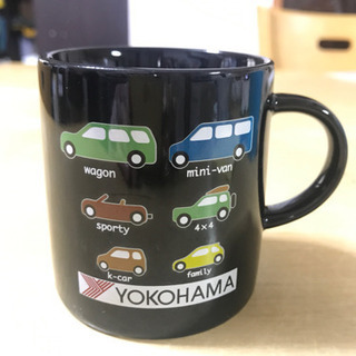 マグカップ　男の子　車　黒　かわいい