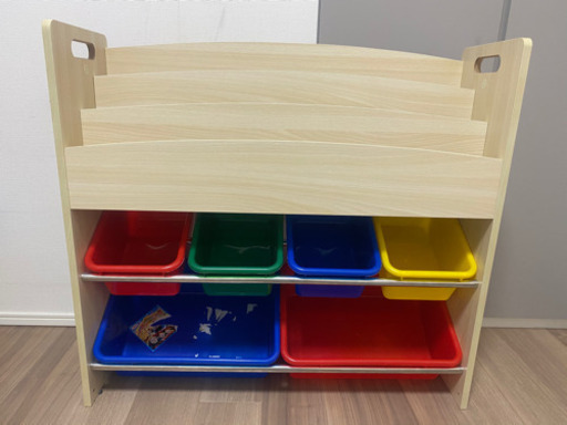 【訳あり】子ども本棚・おもちゃ棚