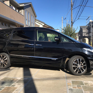 激安！3型エスティマハイブリッドG 4WD 車検あり直ぐ乗れますの画像