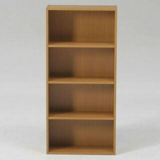 本棚　カラーボックス　4段