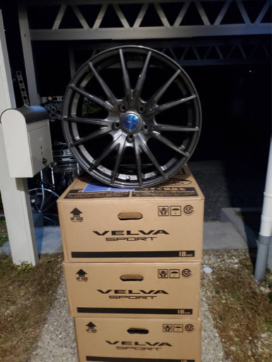 【新品】4本セット18インチ VELVA ヴェルヴァ スポルト ホイール
