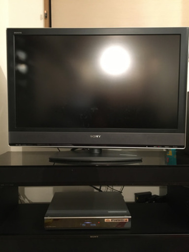 40インチテレビとDVDレコーダーのセット！