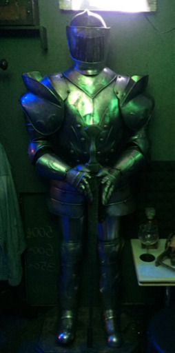 西洋　騎士　甲冑　等身大　オブジェ