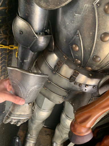 西洋　騎士　甲冑　等身大　オブジェ