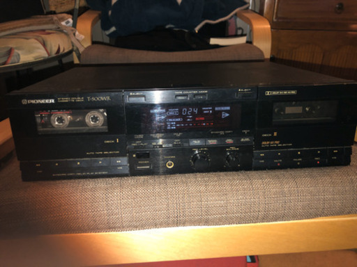 Pioneer T-500WR ダブルWカセットデッキ 2HEAD