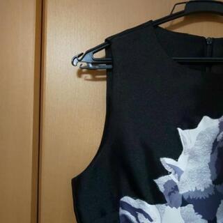 黒バラ Ａラインワンピースの画像