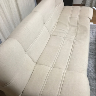 ソファーベッド　訳あり家具　傷ありの画像
