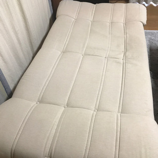 ソファーベッド　訳あり家具　傷ありの画像