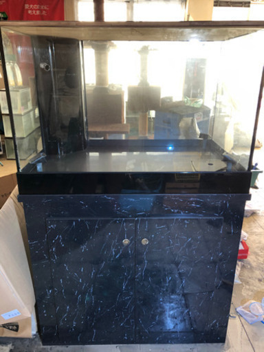 フルカスタム六ヶ所出しガラス水槽 1000×600×600 中古