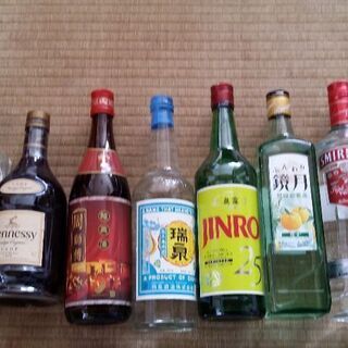 お酒　焼酎､ウッカ､リキュール､ブランデー他