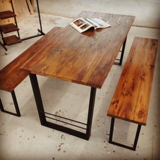 アイアン　ダイニングテーブル　ハンドメイド作品