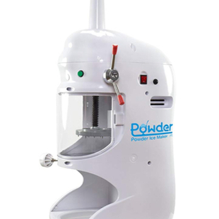 ふわふわの口溶けパウダーアイスメーカー業務用電動かき氷機カキ氷【powdely】パウダリーの画像