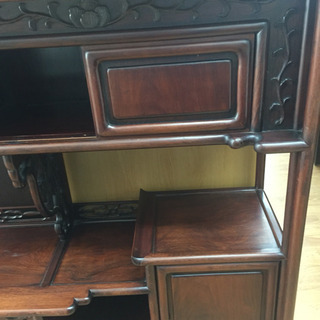 ﾌﾞﾗｳﾝの和風飾り棚売ります！の画像