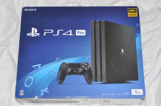 ソニー　SONY PlayStation 4 Pro PS4 Jet Black 1TB CUH-7100 BB01 ジェット・ブラック ほぼ未使用品