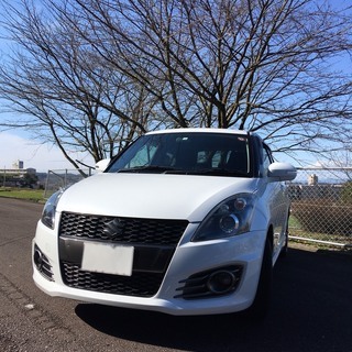 スイフトスポーツZC32S最終型 6MT 修復歴無し  車検たっぷり！　スタッドレス付きの画像