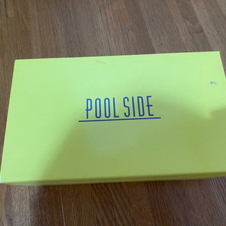 早いもの勝ち！　poolside プールサイド　パンプス　本革　黒　24.5cm  就活　セレモニー　仕事用 就活の画像