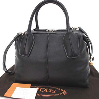 TOD'S ショルダーバッグ 美品 黒 kinako様 美品】TOD'S 黒レザー2way
