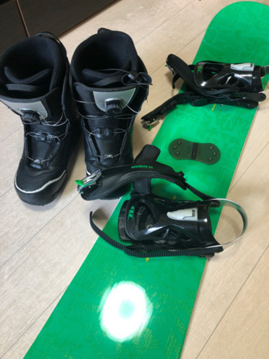 【値下げ】スノボ　ボード　靴セット　メンズ