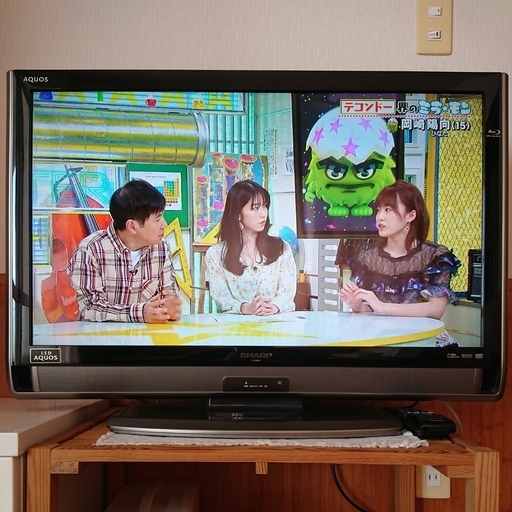 シャープ 液晶テレビ AQUOS  32V型 ブルーレイレコーダー内蔵(LC-32DX3-B)