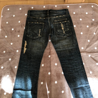 値下げ　デニム　ジーンズ　ダメージ　30インチの画像